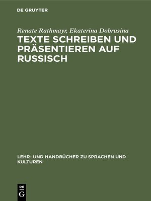 cover image of Texte schreiben und präsentieren auf Russisch